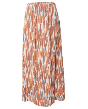 b.young women's medium length skirt Bymmjoella Slit Skirt 20812914 201900 sunburn mix 