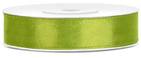 Nastro verde mela in raso 12mm x 25m
