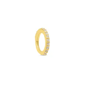 Piercing Orecchio Tragus Helix Bon Ton Oro Giallo 375/1000 Cubic Zirconia Bianco 1426725